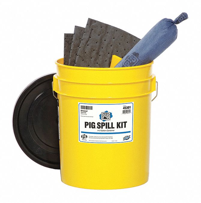 PIG Universal Spill Kit in 5-Gallon Container