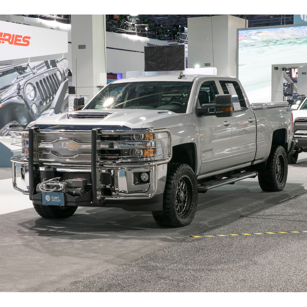 LUVERNE 310713-321112 Prowler Max Custom Stainless Steel Truck Grille Guard, Select Chevrolet Silverado, GMC Sierra 2500, 3500 HD