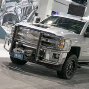 LUVERNE 310713-321112 Prowler Max Custom Stainless Steel Truck Grille Guard, Select Chevrolet Silverado, GMC Sierra 2500, 3500 HD