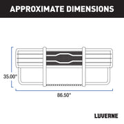 LUVERNE 310713-321512 Prowler Max Custom Stainless Steel Truck Grille Guard, Select Chevrolet Silverado 2500, 3500 HD