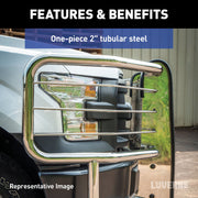 LUVERNE 310713-321512 Prowler Max Custom Stainless Steel Truck Grille Guard, Select Chevrolet Silverado 2500, 3500 HD