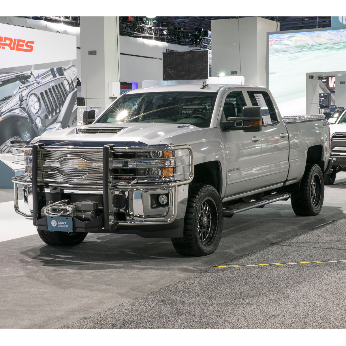 LUVERNE 310713-321512 Prowler Max Custom Stainless Steel Truck Grille Guard, Select Chevrolet Silverado 2500, 3500 HD