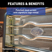 LUVERNE 310713-321610 Prowler Max Custom Stainless Steel Truck Grille Guard, Select Chevrolet Silverado 1500