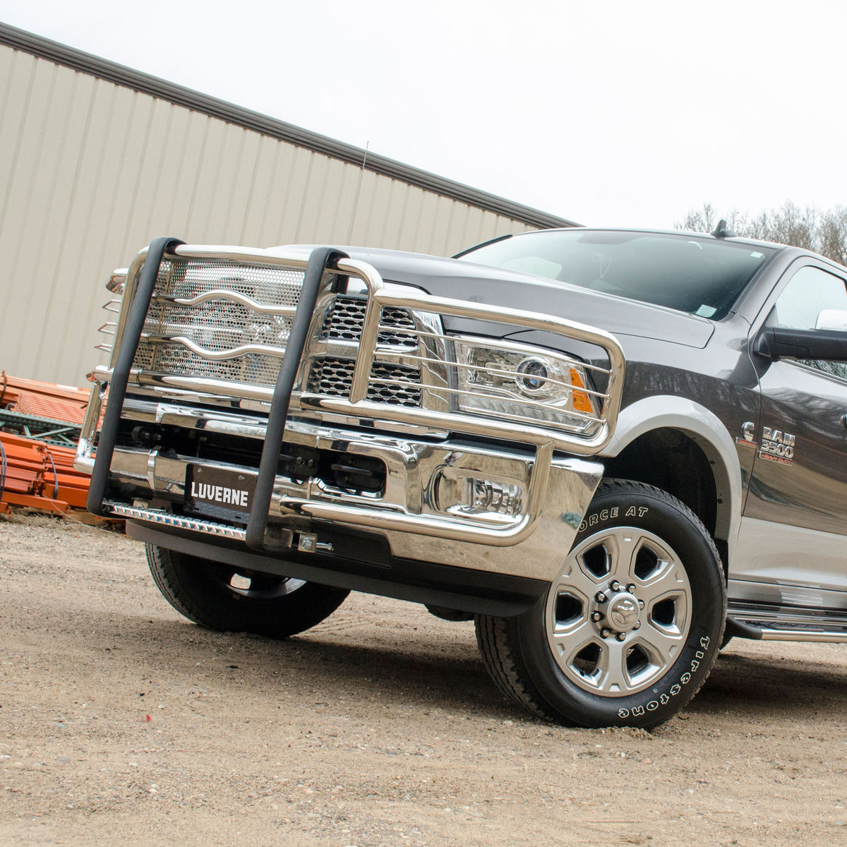 LUVERNE 311033-321332 Prowler Max Custom Stainless Steel Truck Grille Guard, Select Ram 2500, 3500