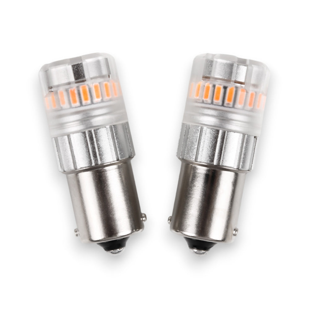 ARC Lighting Eco series 1156 LED Mini Bulbs, Amber, 360° Diffused, Plug and Play - Part 3116A