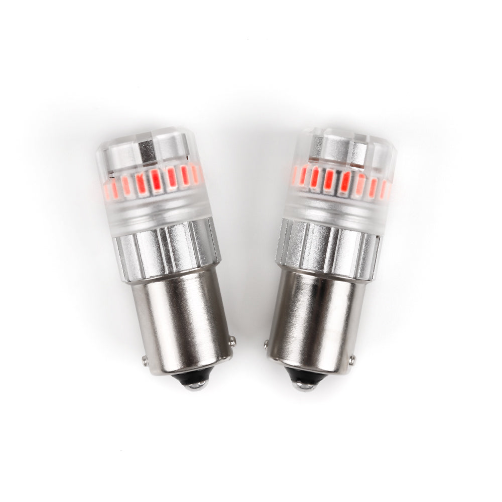 ARC Lighting Eco series 1156 LED Mini Bulbs, Red, 360° Diffused, Plug and Play - Part 3116R