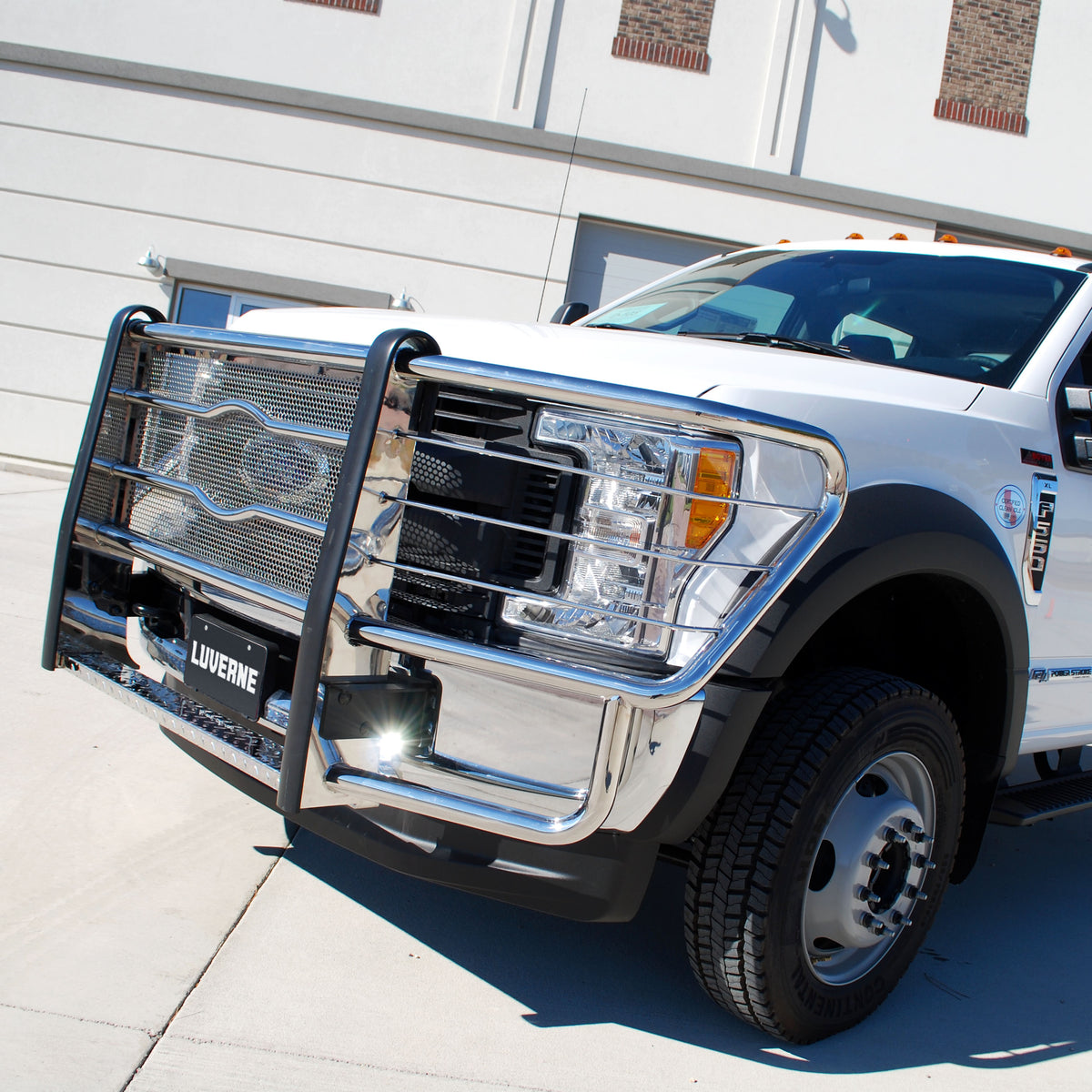 LUVERNE 311723-321722 Prowler Max Custom Stainless Steel Truck Grille Guard, Select Ford F-250, F-350, F-450, F-550 Super Duty