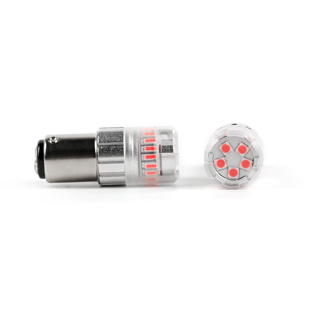 ARC Lighting Eco series 1157 LED Mini Bulbs, Red, 360° Diffused, Plug and Play - Part 3117R