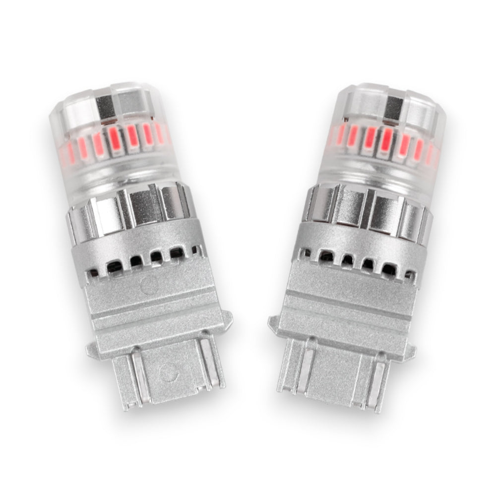 ARC Lighting Eco series 3156/3157 LED Mini Bulbs, Red, 360° Diffused, Plug and Play - Part 3137R