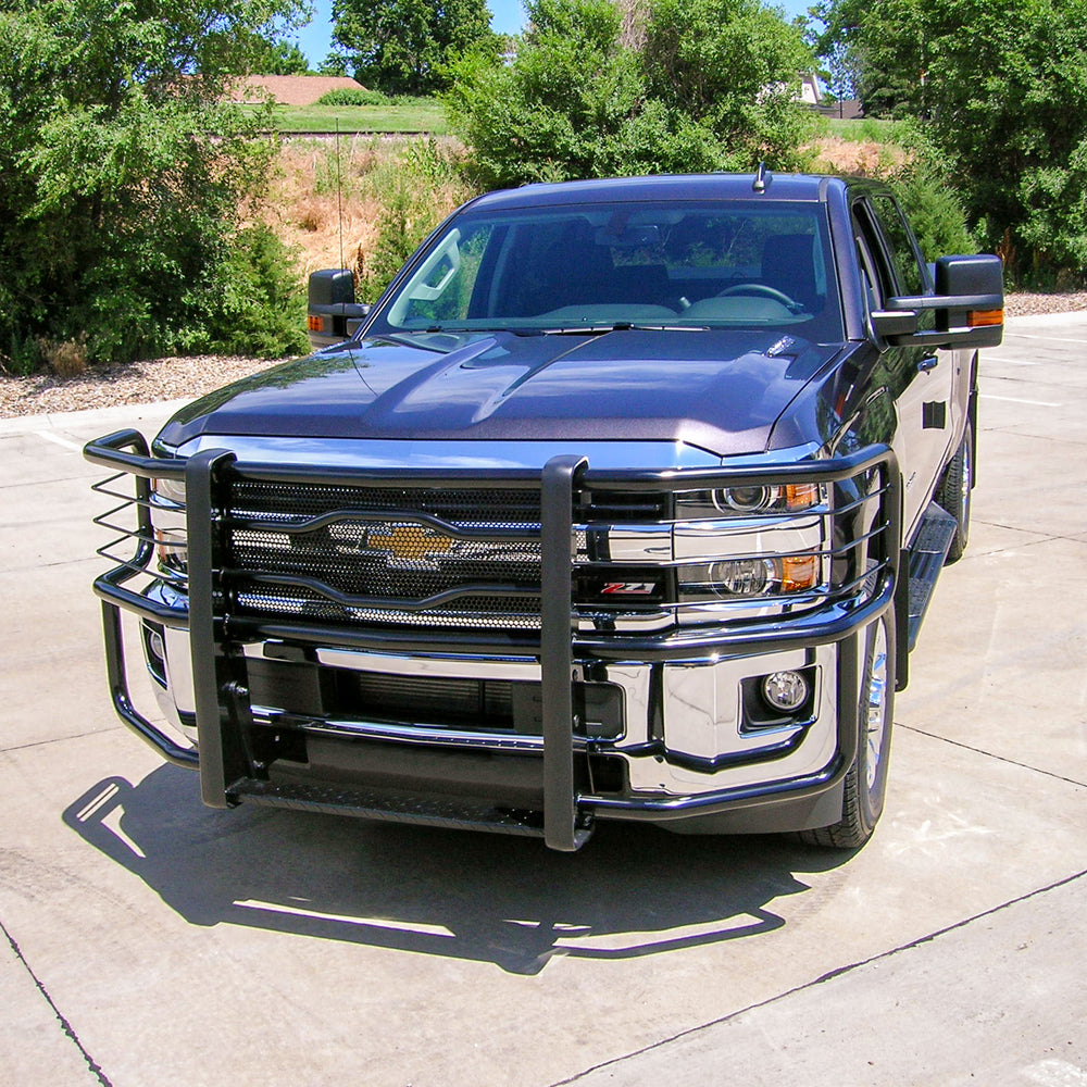 LUVERNE 320713-321112 Prowler Max Custom Black Steel Truck Grille Guard, Select Chevrolet Silverado, GMC Sierra 2500, 3500 HD