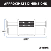 LUVERNE 321033 Prowler Max Custom Black Steel Truck Grille Guard, Select Ram 2500, 3500, 4500, 5500
