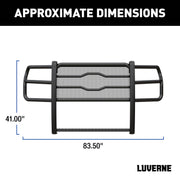 LUVERNE 321803 Prowler Max Black Steel Truck Grille Guard, Compatible with Select Chevrolet Silverado 2500, 3500 HD
