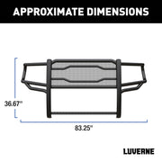 LUVERNE 321805 Prowler Max Black Steel Truck Grille Guard, Compatible with Select Ram 1500