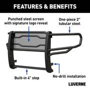 LUVERNE 321805 Prowler Max Black Steel Truck Grille Guard, Compatible with Select Ram 1500