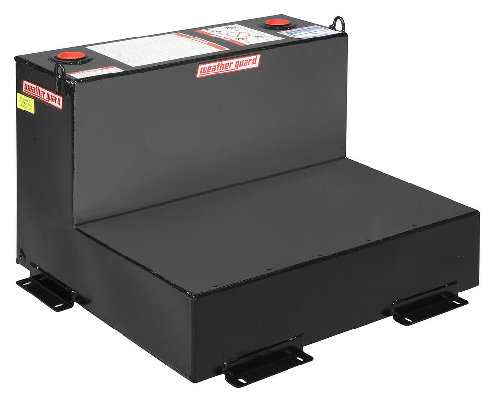Weather Guard 50 Gallon L-Shape Steel Transfer Tank, Gloss Black (350-5-02)