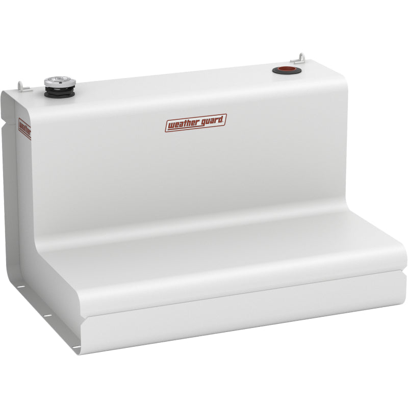 Weather Guard 75 Gallon L-Shape Steel Transfer Tank, White (352-3-03)