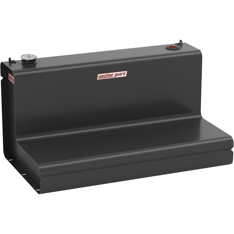 Weather Guard 86 Gallon L-Shape Steel Transfer Tank, Textured Matte Black (354-52-03)