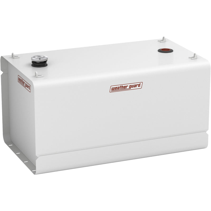Weather Guard 100 Gallon Rectangle Steel Transfer Tank, White (358-3-03)