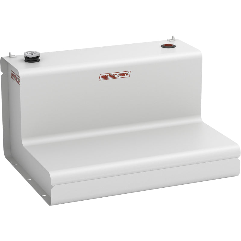 Weather Guard 110 Gallon L-Shape Steel Transfer Tank, White (362-3-03)