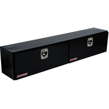 Weather Guard 90 in Aluminum Top Mount Tool Box, Double Door, Gloss Black (390-5-02)