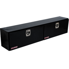 Weather Guard 90 in Aluminum Top Mount Tool Box, Double Door, Gloss Black (391-5-02)