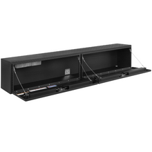 Weather Guard 90 in Aluminum Top Mount Tool Box, Double Door, Textured Matte Black (391-52-02)