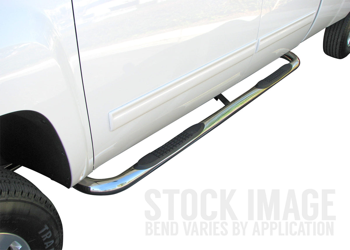 Steelcraft 3" Round Sidebars - Stainless Steel - 2014-2016 Ford F250/350/450/550HD Super Duty Crew Cab (212467)