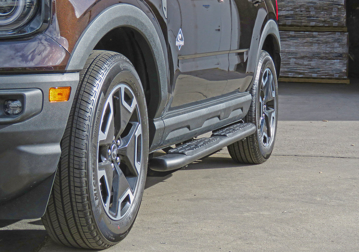 Steelcraft 4X Series Sidebars - Textured Black - 2021-2025 Ford Bronco Sport (40-15010)