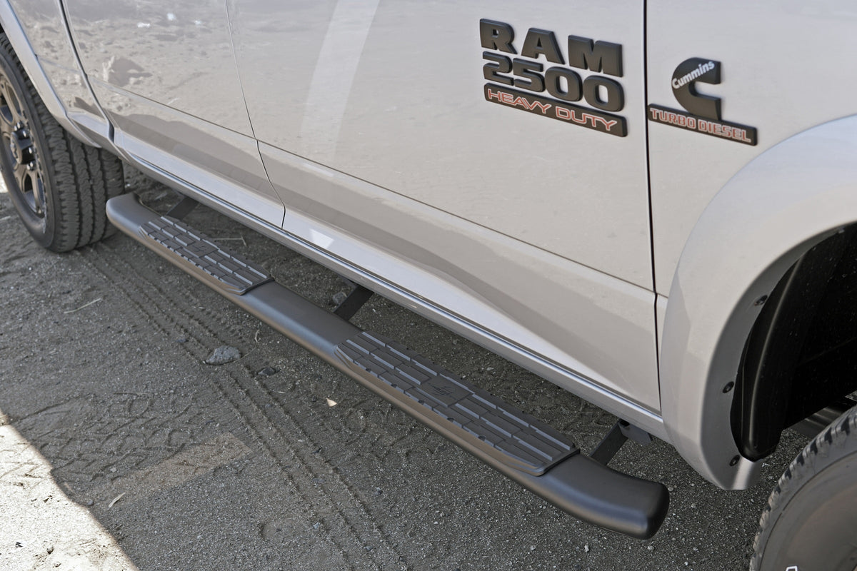Steelcraft 4X Series Sidebars - Textured Black - 2014-2018 Dodge Ram 1500 / 2014-2025 Dodge Ram 2500/3500 / 2019-2025 Ram 1500 Classic Crew Cab (40-23300)