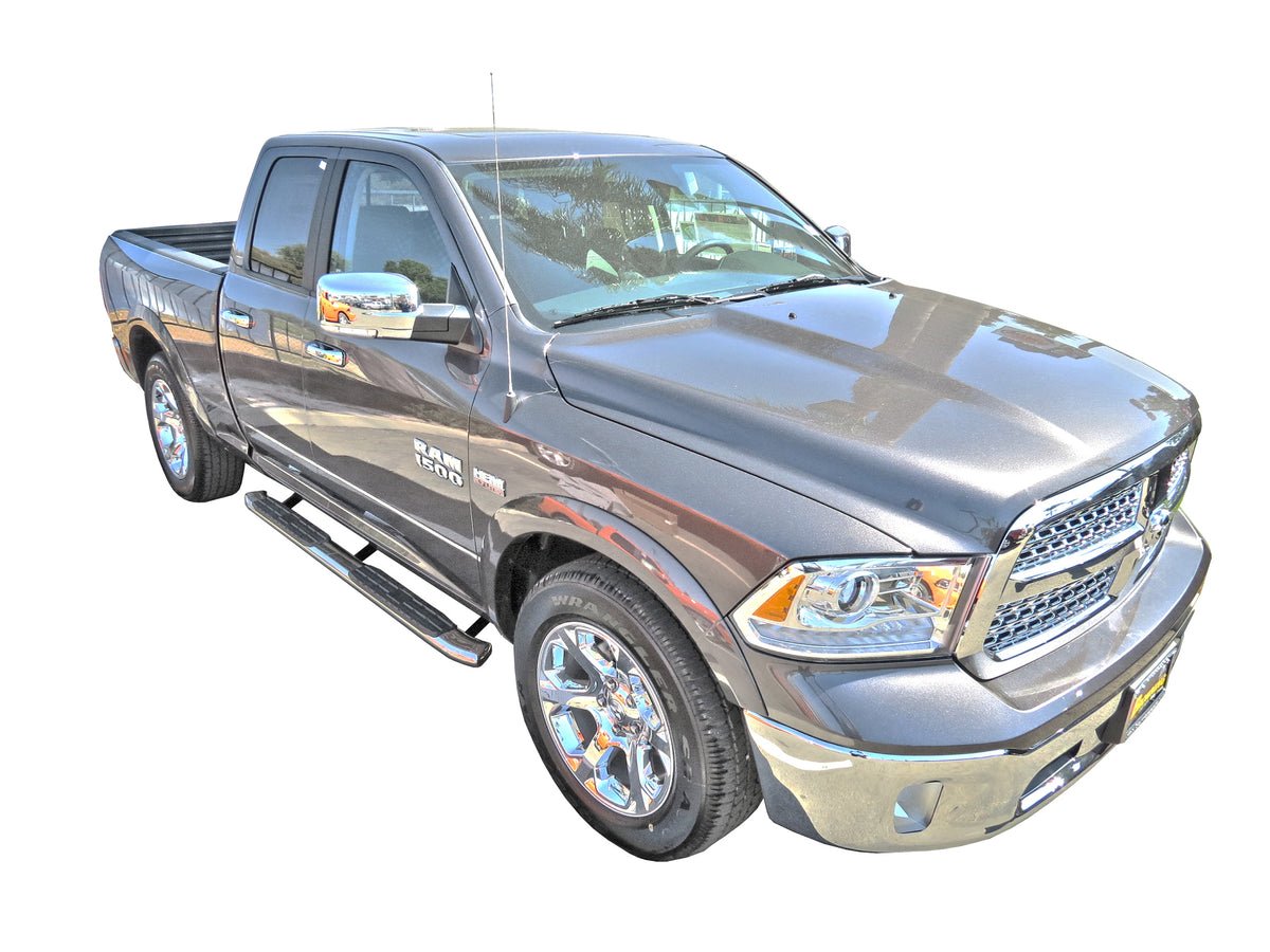 Steelcraft 4X Series Sidebars - All Stainless Steel - 2014-2018 Dodge Ram 1500 / 2014-2025 Dodge Ram 2500/3500 / 2019-2025 Ram 1500 Classic Quad Cab (40-23408)