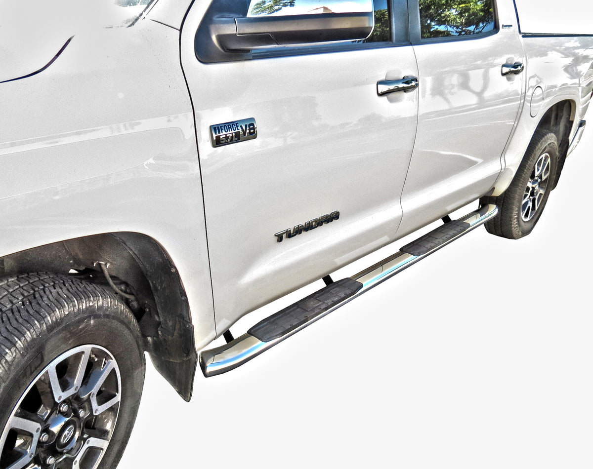 Steelcraft 4X Series Sidebars - Stainless Steel - 2014-2020 Toyota Tundra Crew Max (40-33127)