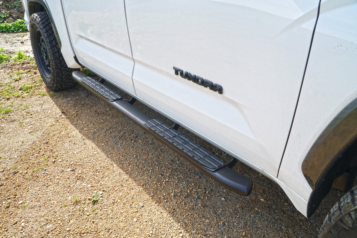 Steelcraft 4X Series Sidebars - Textured Black - 2022-2025 Toyota Tundra Crew Max (40-33130)