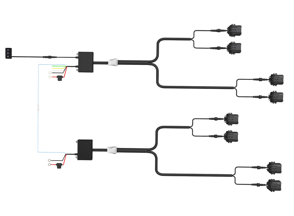ARC Lighting Concept Pod Mini I, Dual Color, Driving Beam (8 EA) - Part 4118D
