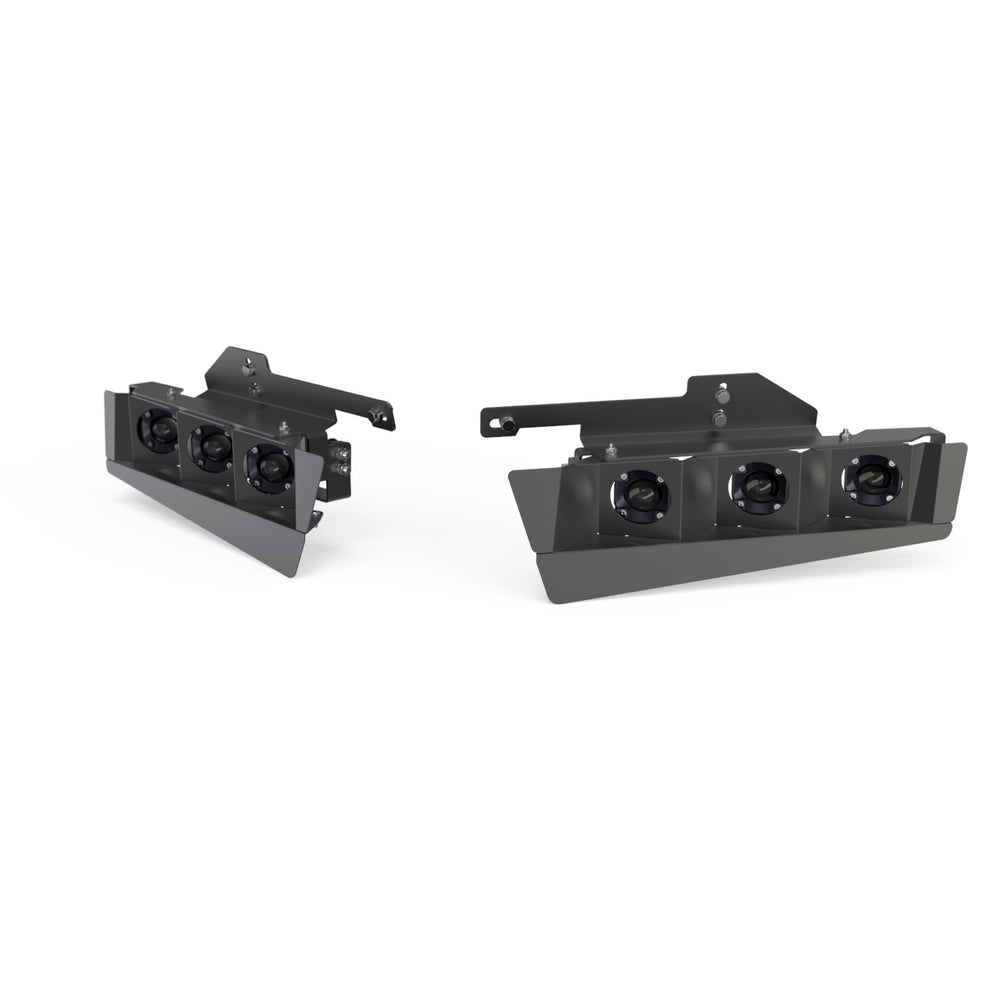 ARC Lighting Concept Pod Mini Raptor G2 Steel Bumper Triple Fog Light Kit (6 Pods) - Part 411R2