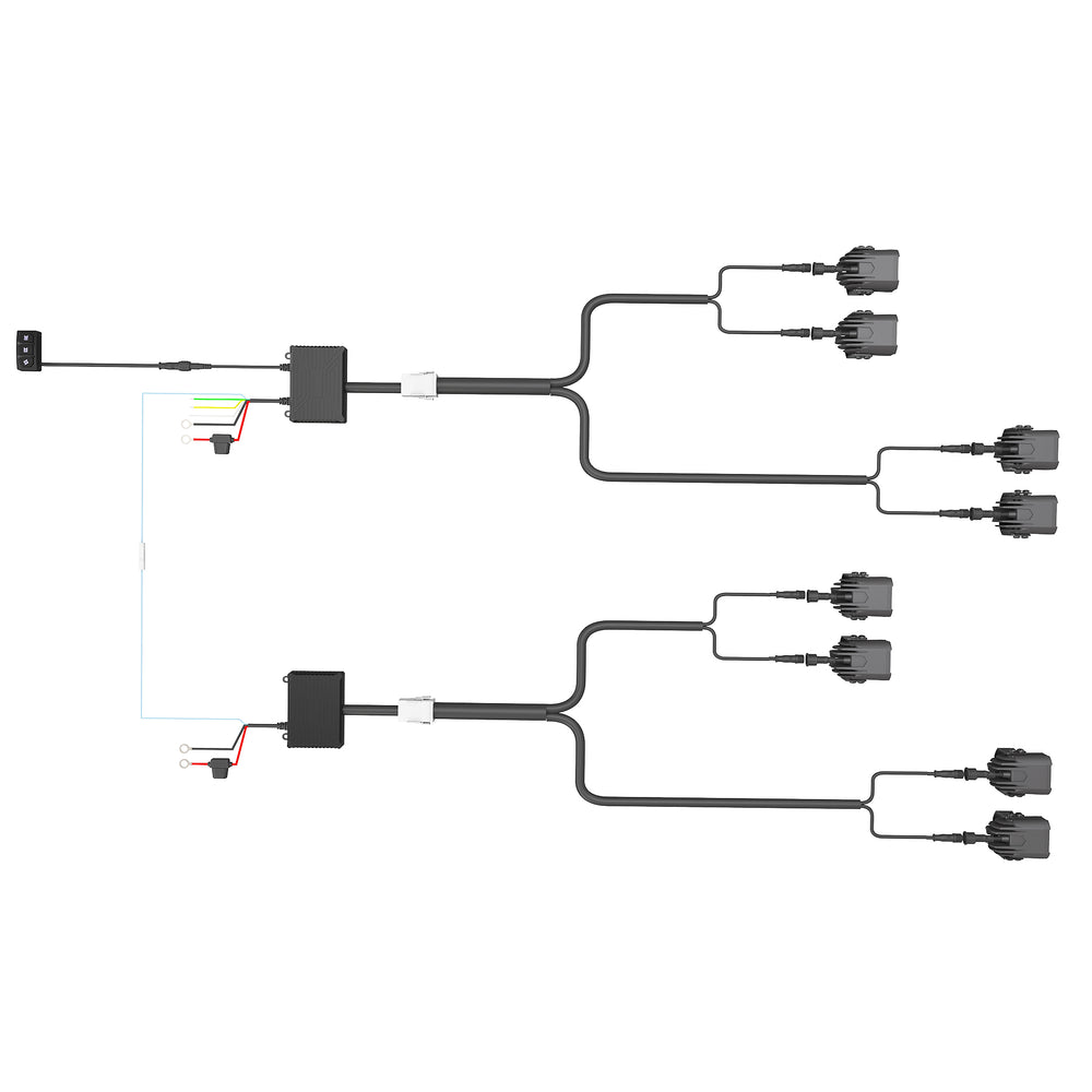 ARC Lighting Concept Pod Mini II, Dual Color, Driving Beam (8 EA) - Part 4128D