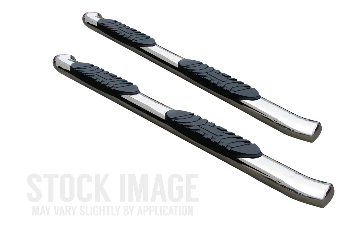 Steelcraft 5" Oval Premium Sidebars - Stainless Steel - 2014 Ford F150 Super Cab (413709P)