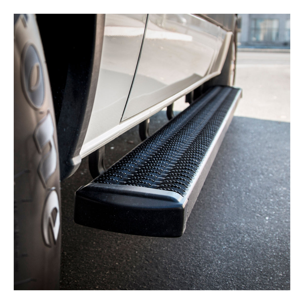 LUVERNE 415078-401445 Grip Step Black Aluminum 78-Inch Truck Running Boards, Select Chevrolet Silverado, GMC Sierra 1500, 2500, 3500 HD Extended Cab