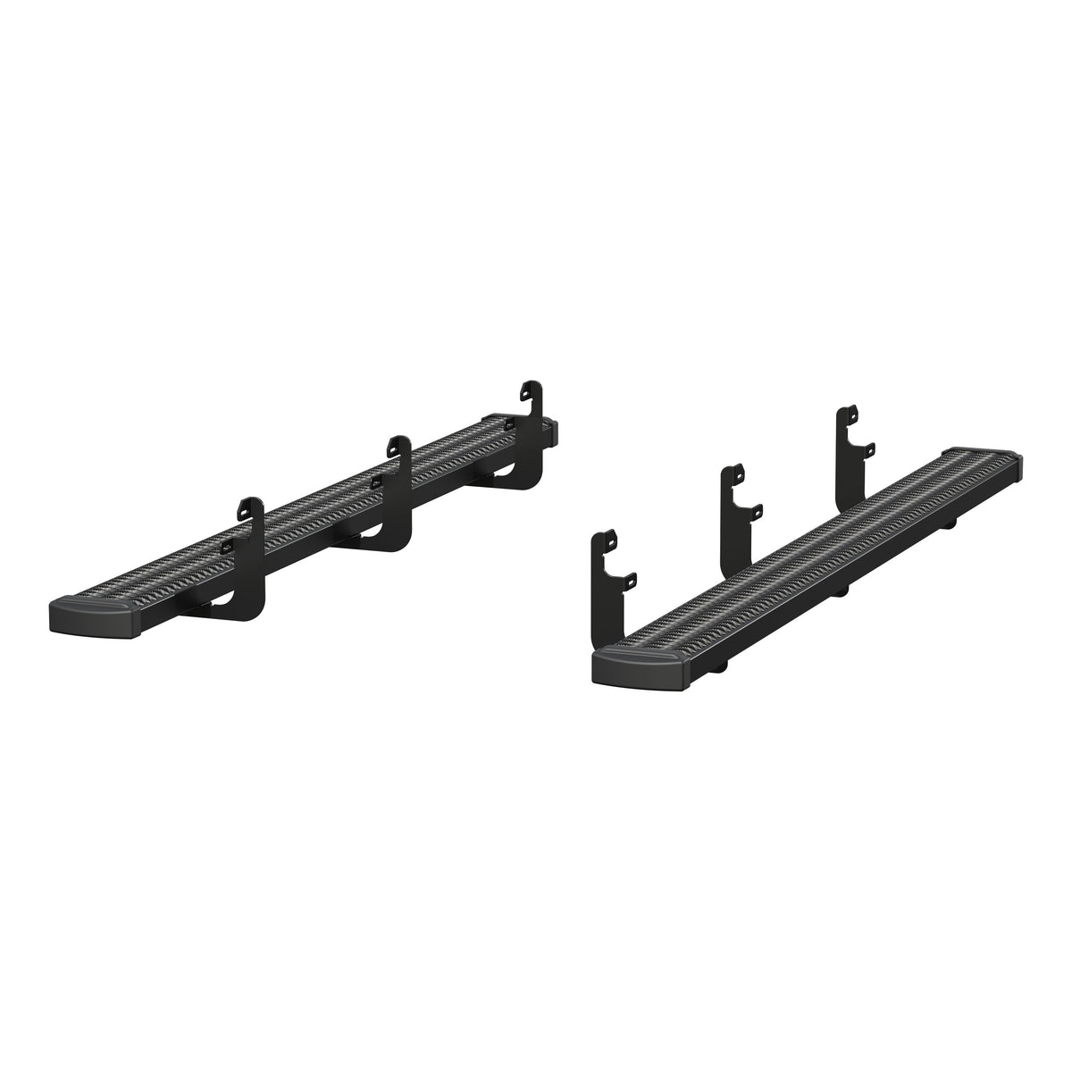 LUVERNE 415088-401535 Grip Step Black Aluminum 88-Inch Truck Running Boards, Select Ford Lightning