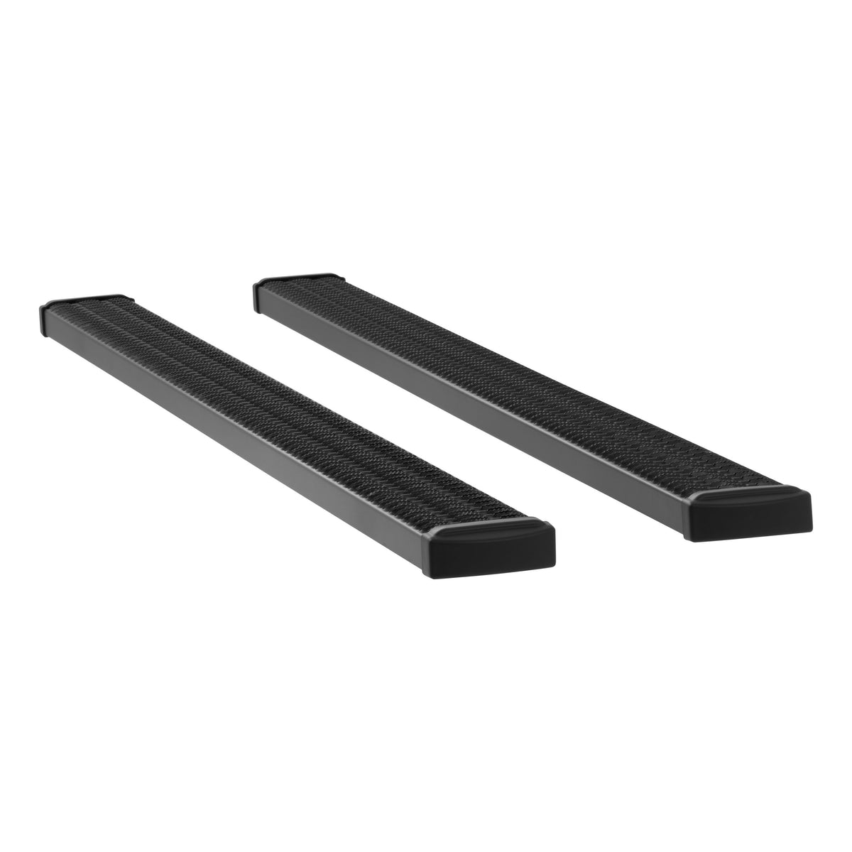 LUVERNE 415098-400829 Grip Step Black Aluminum 98-In Wheel to Wheel Running Boards, Select Ford F-250, F-350 Super Duty