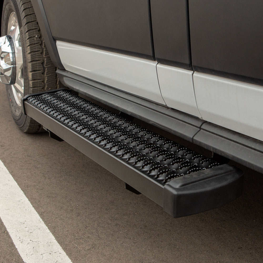 LUVERNE 415100-401477 Grip Step Black Aluminum 100-Inch, 36-Inch Van Running Boards, Compatible with Select Ram ProMaster