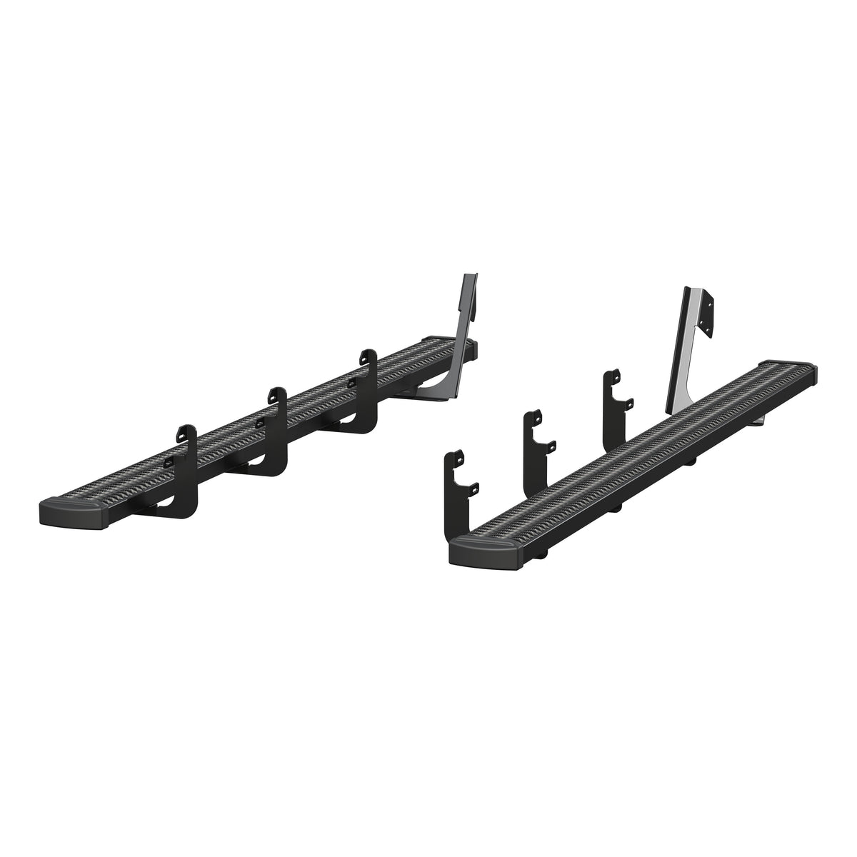 LUVERNE 415102-401536 Grip Step Black Aluminum 102-In Wheel-to-Wheel Running Boards, Select Ford Lightning