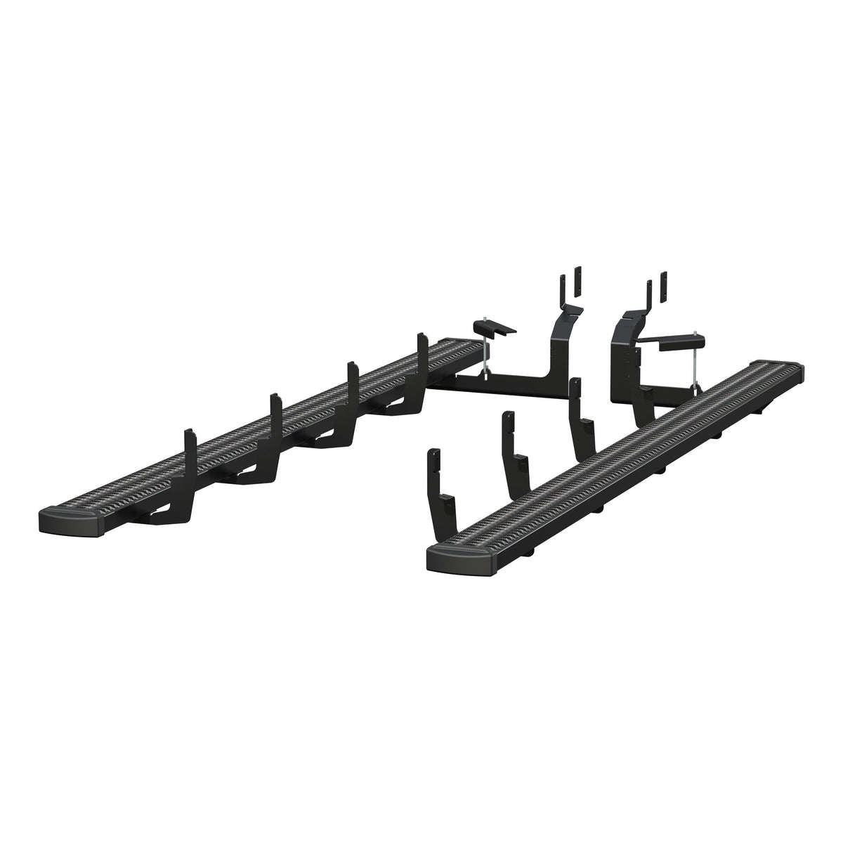 LUVERNE 415114-401449 Grip Step Aluminum 114-In Wheel to Wheel Running Boards, Compatible with Select Chevrolet Silverado, GMC Sierra 2500, 3500 HD