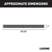 LUVERNE 415125-401733 Grip Step Aluminum 125-In Wheel to Wheel Running Boards, Fits Select Ford F-250, F-350 and F-450 Super Duty