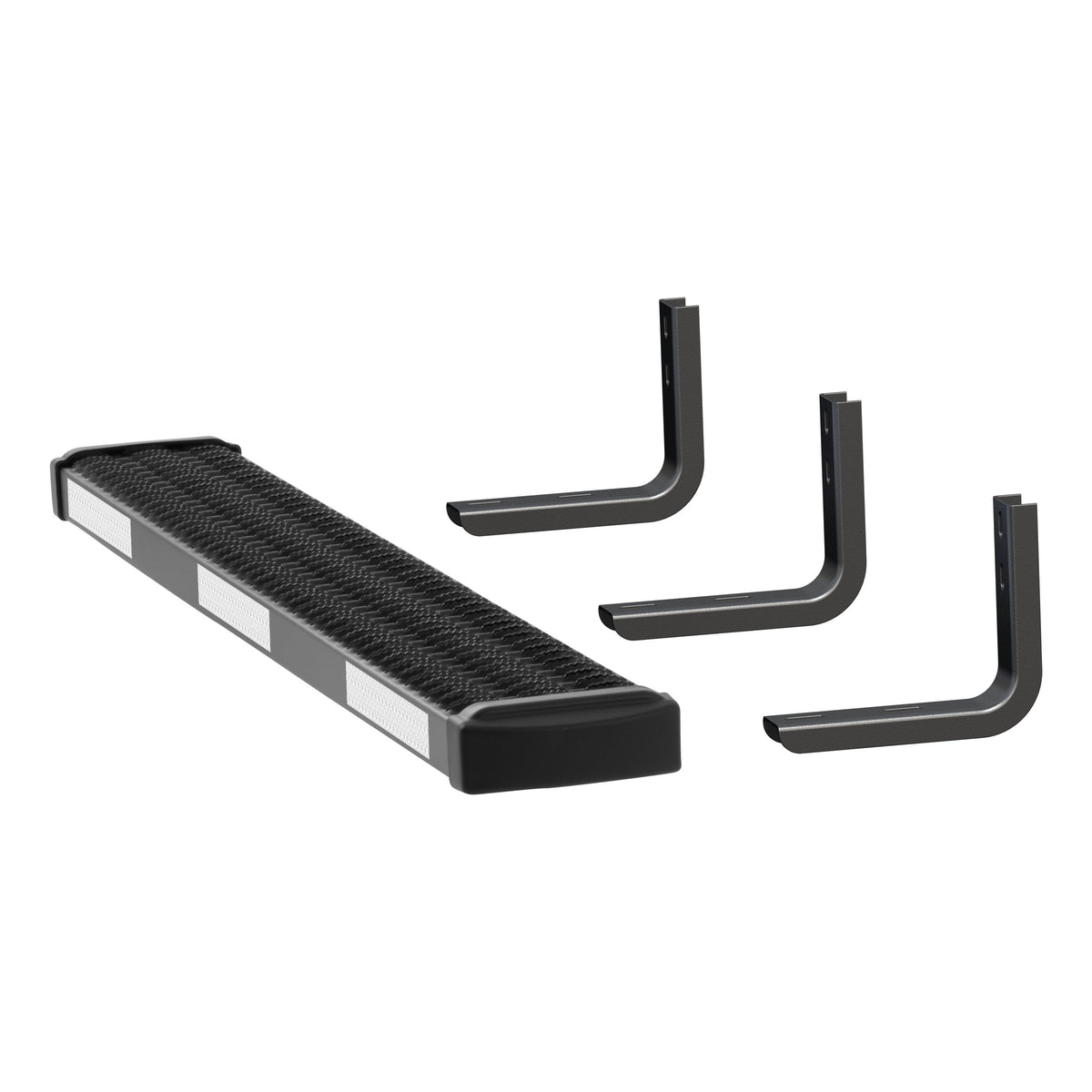 LUVERNE 415254-400743-0 Grip Step Black Aluminum 54-In Passenger Side Running Board Fleet Kit, Compatible with Select Sprinter 2500, 3500