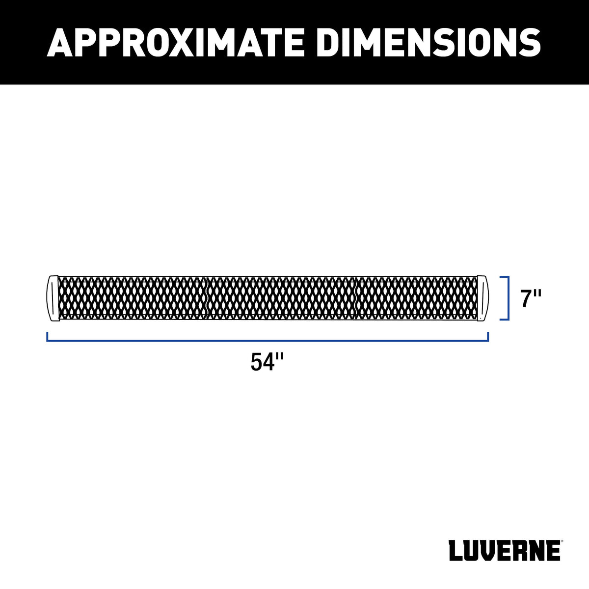 LUVERNE 415254-570749-0 Grip Step 54-Inch Black Aluminum Rear Step Fleet Kit, Compatible with Select Dodge, Freightliner, Mercedes-Benz Sprinter 2500, 3500
