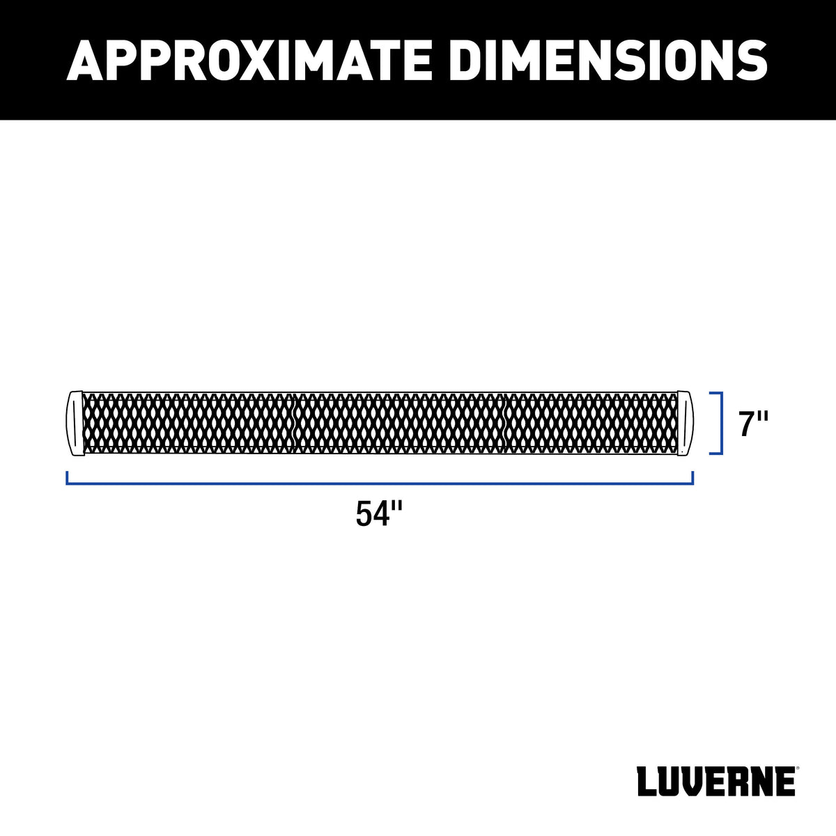 LUVERNE 415254-570749 Grip Step 54-Inch Black Aluminum Rear Step, Compatible with Select Dodge, Freightliner, Mercedes-Benz Sprinter 2500, 3500