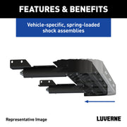 LUVERNE 415358-571500 Impact Shock-Absorbing Cargo Van Rear Bumper Guard and Step, Select Dodge, Freightliner, Mercedes-Benz Sprinter 2500, 3500