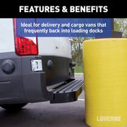LUVERNE 415358-571503-0 Impact Shock-Absorbing Rear Bumper Step Fleet Kit, Fits Select Ram ProMaster 1500, 2500, 3500
