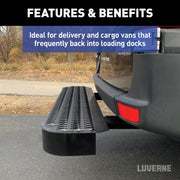 LUVERNE 415358-571503 Impact Shock-Absorbing Cargo Van Rear Bumper Guard Step, Fits Select Ram ProMaster 1500, 2500, 3500