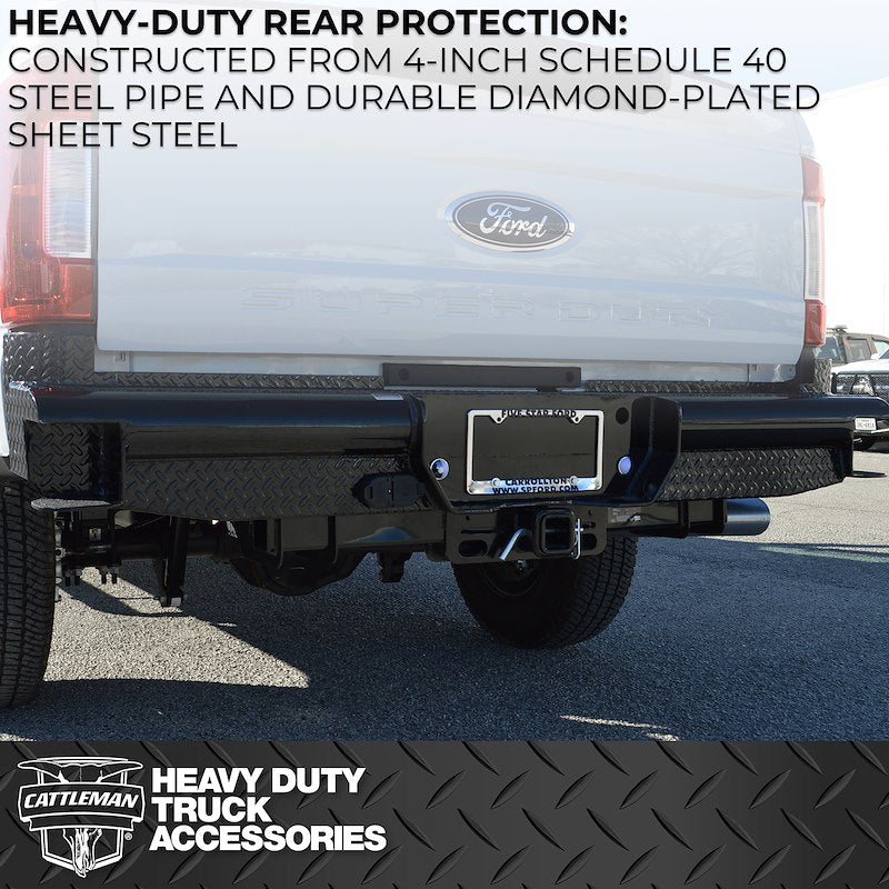 Cattleman HD Rear Bumper - 2019-2026 Ram 3500 (4233S)